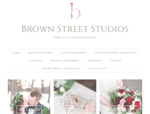 Tablet Screenshot of brownstreetstudios.com